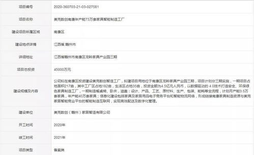 投資4.5億元！美克數創智能制造工廠落子南康，開啟家居產業數字化新篇章